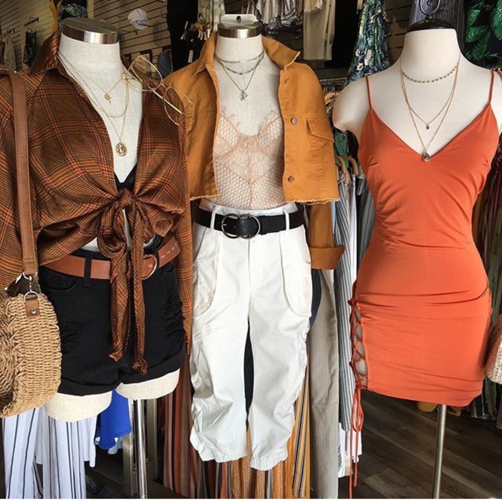 Brand new FASHION TREND orange dress 😍